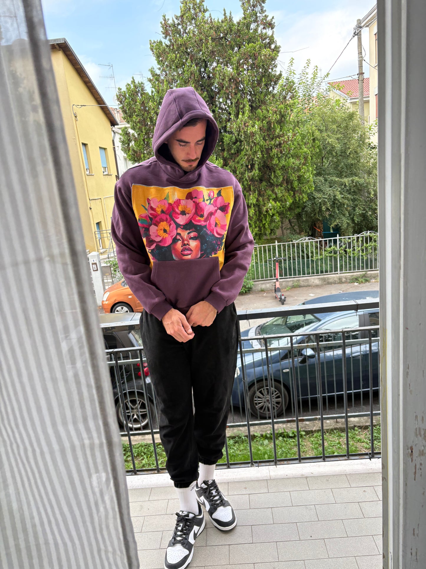 Felpa Burgundy Premium - Viso Donna Pezzo Unico