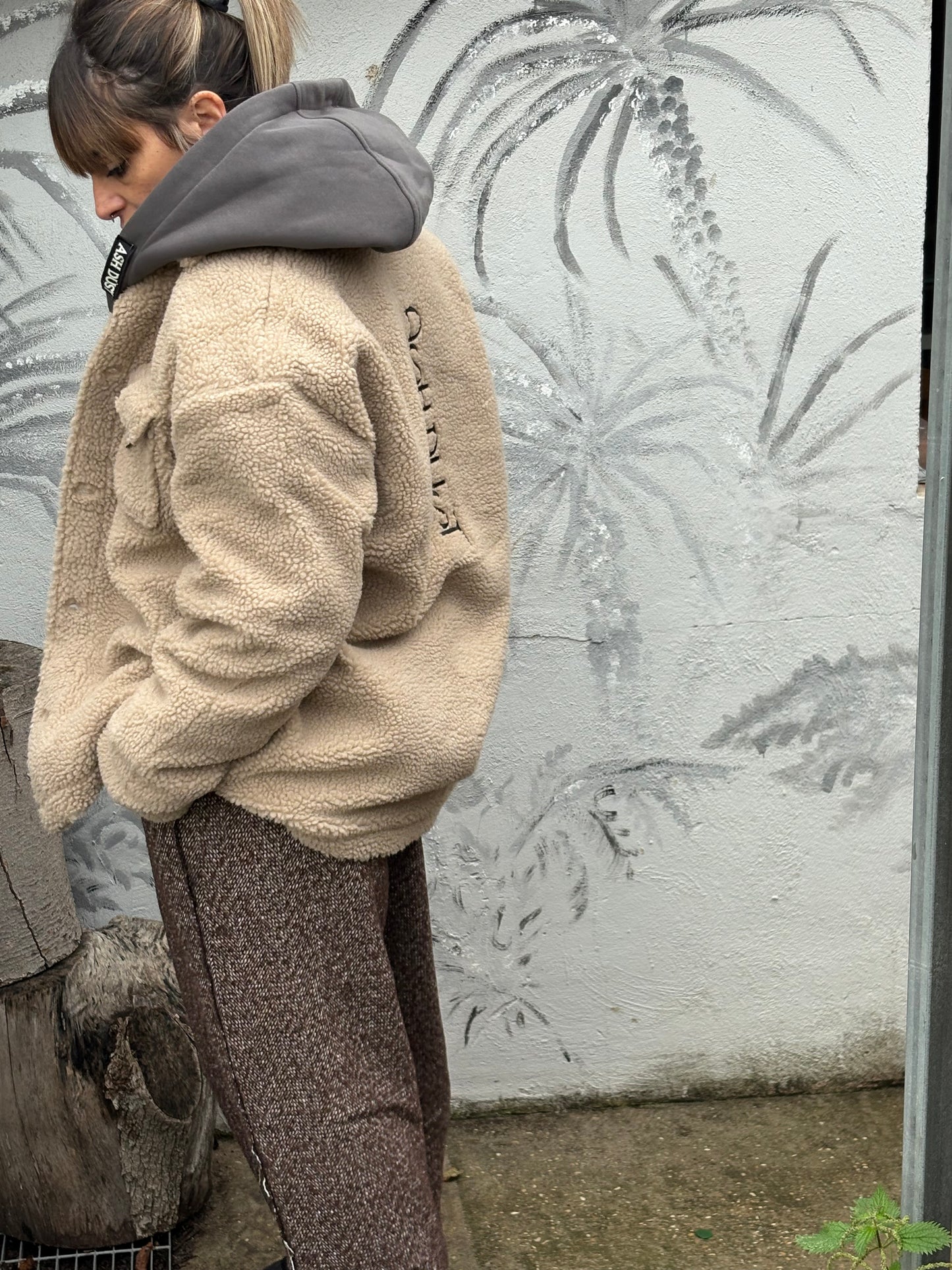 Giacca Poliestere Maniche Taffetà - Bottoni Eleganti