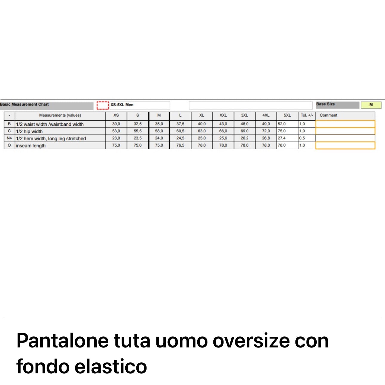Tuta Felpata Cotone con Elastico - Comfort e Stile Versatile