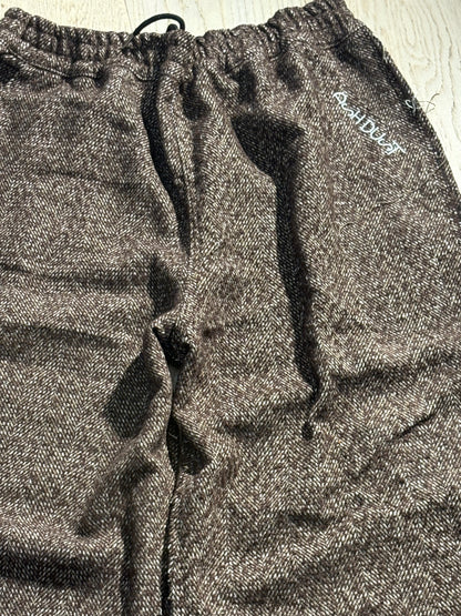 Pantaloni Tweed Marroni e neri Screziati - Cuciture Sfilate Vista
