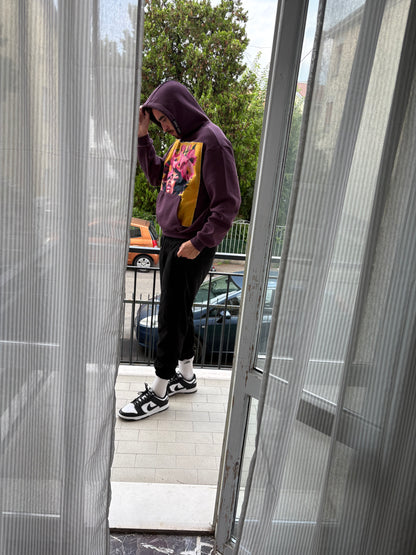 Felpa Burgundy Premium - Viso Donna Pezzo Unico