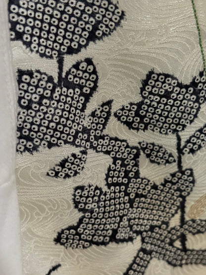 Maglietta Kimono Bianca - Pannello Seta Vintage Giappone