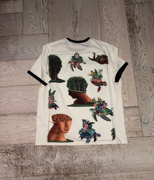 Maglietta ring con bordo nero