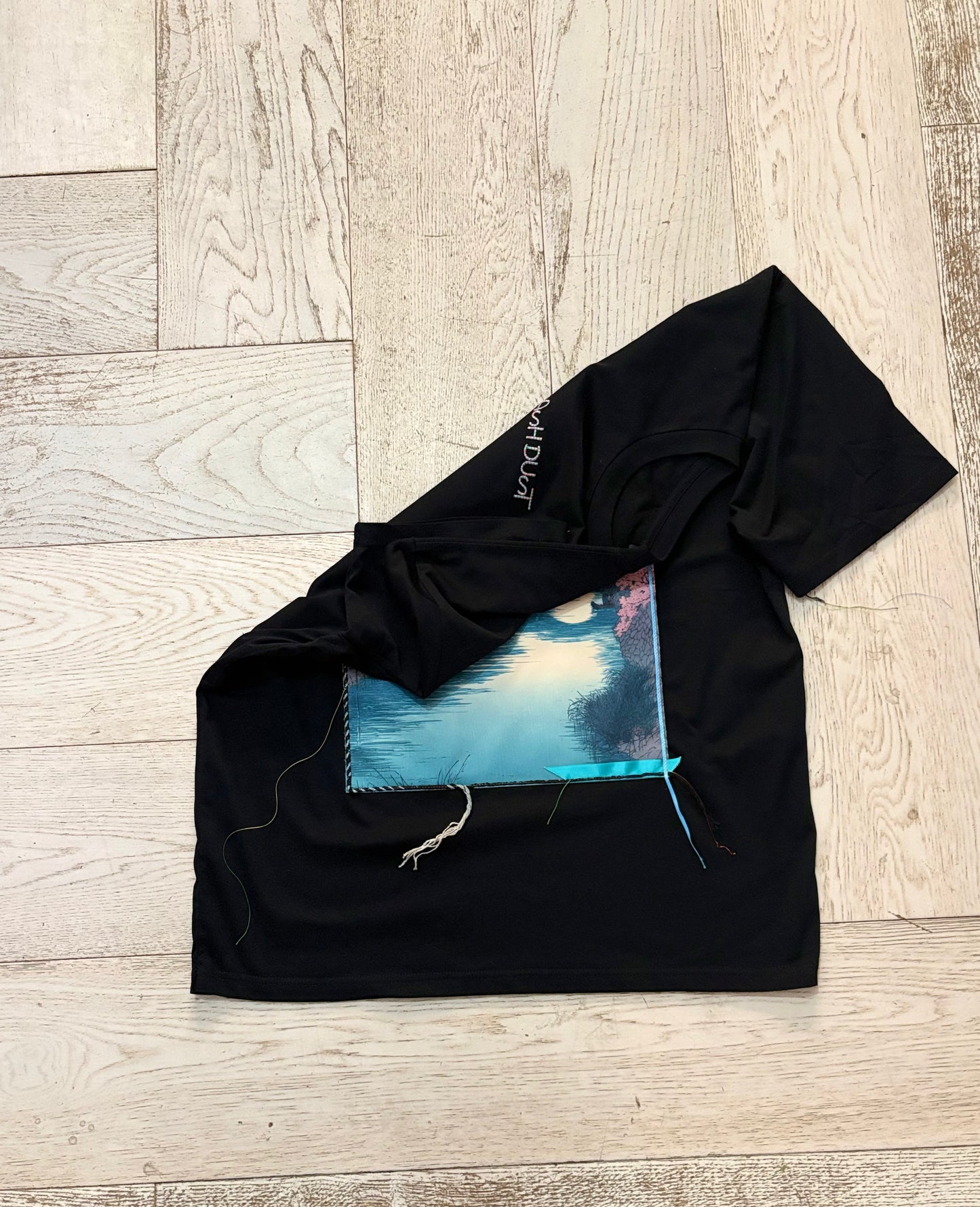 Sakura River Tee — Black