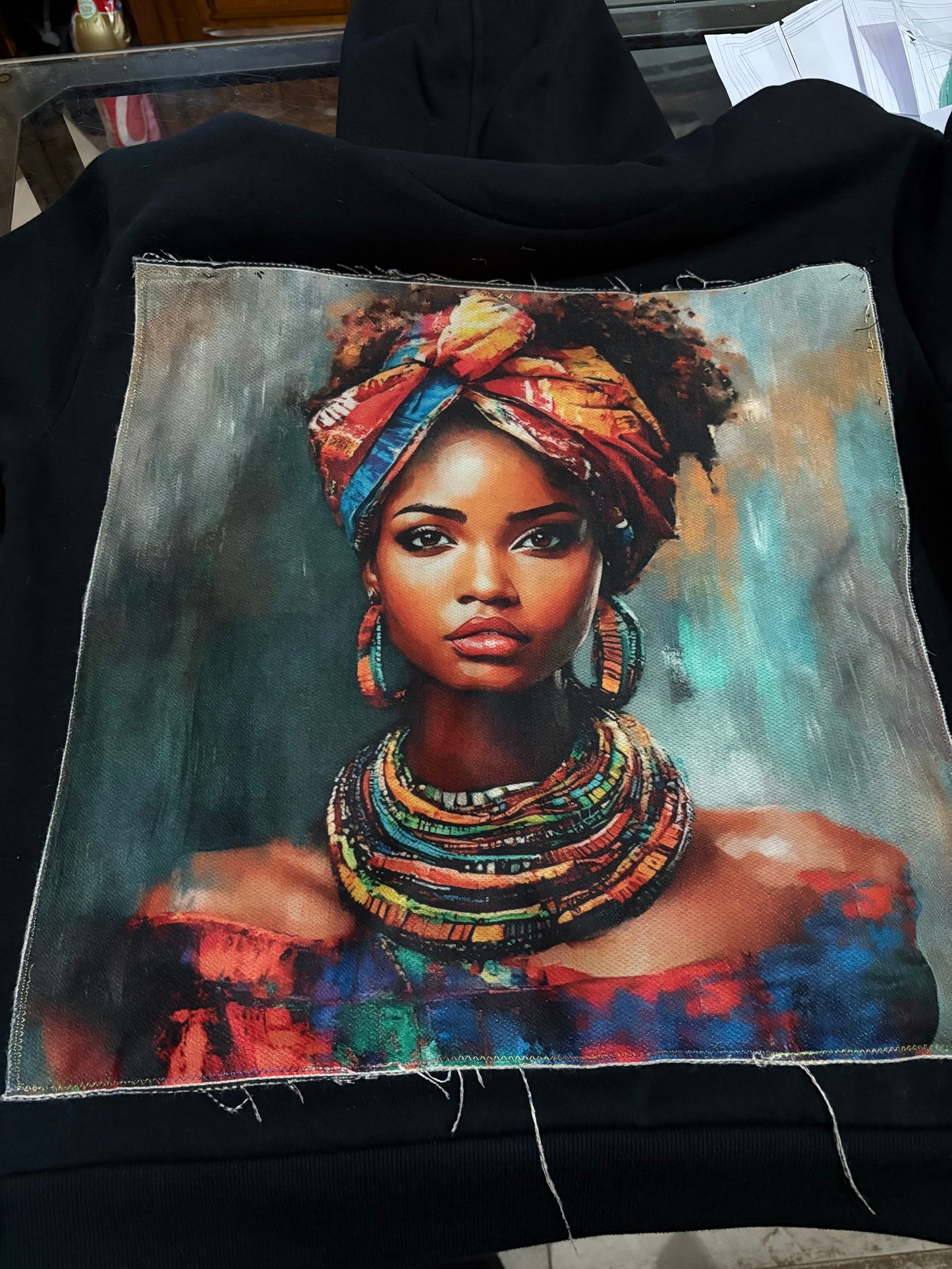 Felpa Viso Brasiliano con Cuore - Street Art Edition