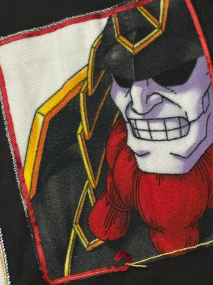 Manga Patch Tee — Black / Acid Wash