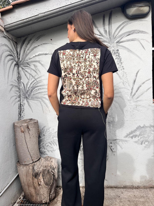 Maglietta Nera Cotone 100% - Essential Regular Fit