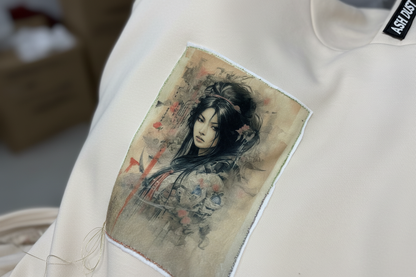 Dettaglio stampa gheisha