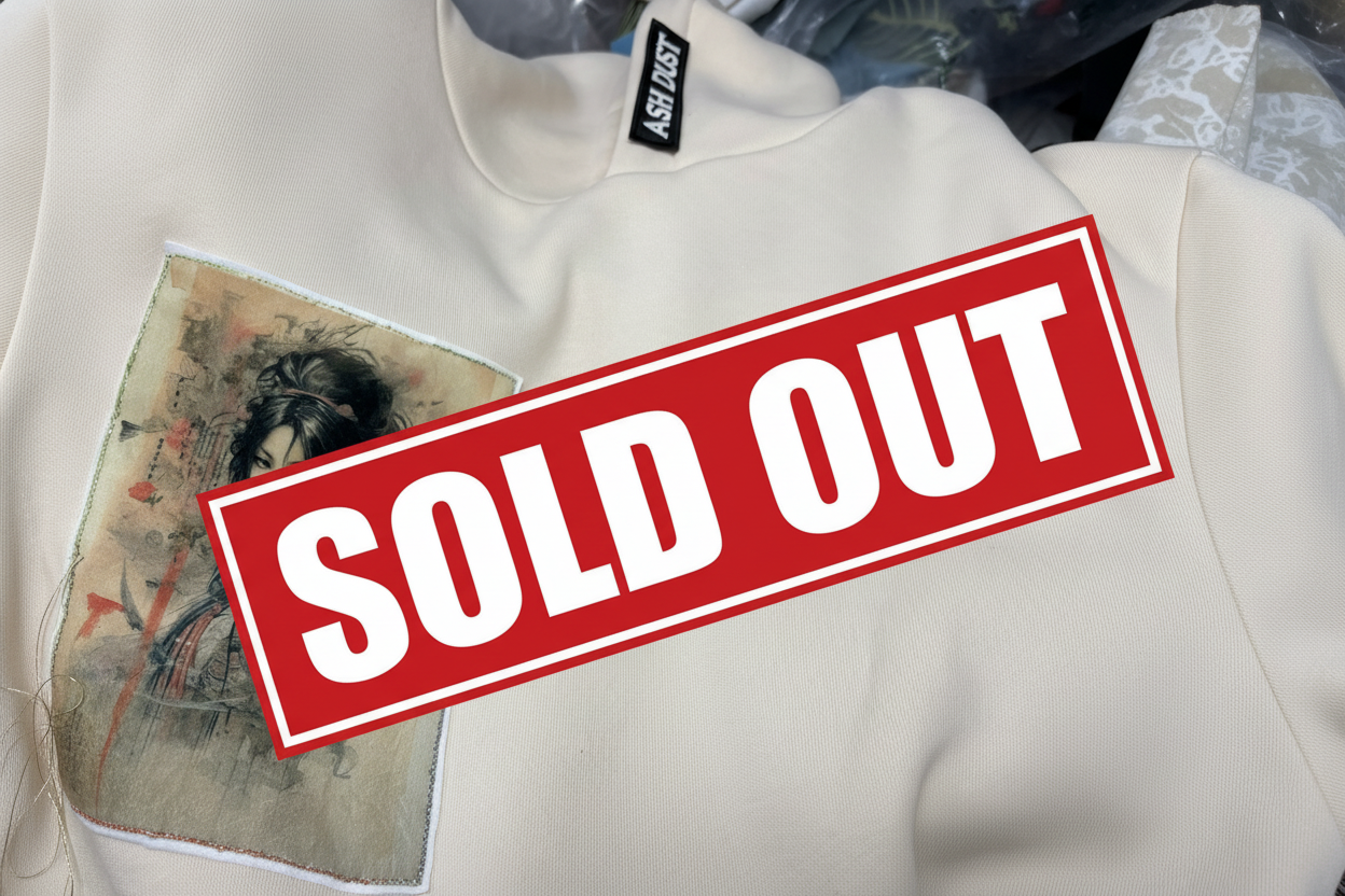 Felpa Gheisha con badge SOLD OUT