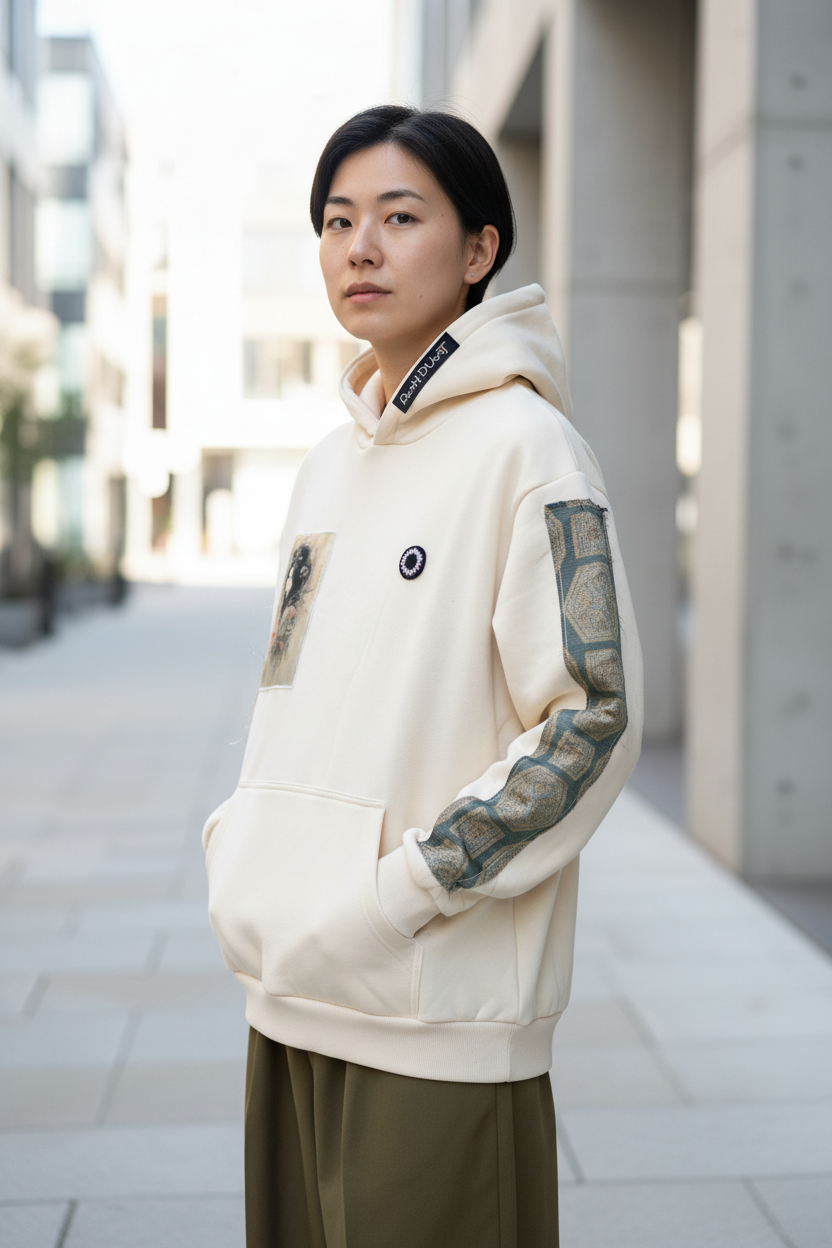 Felpa gheisha dettagli autentici