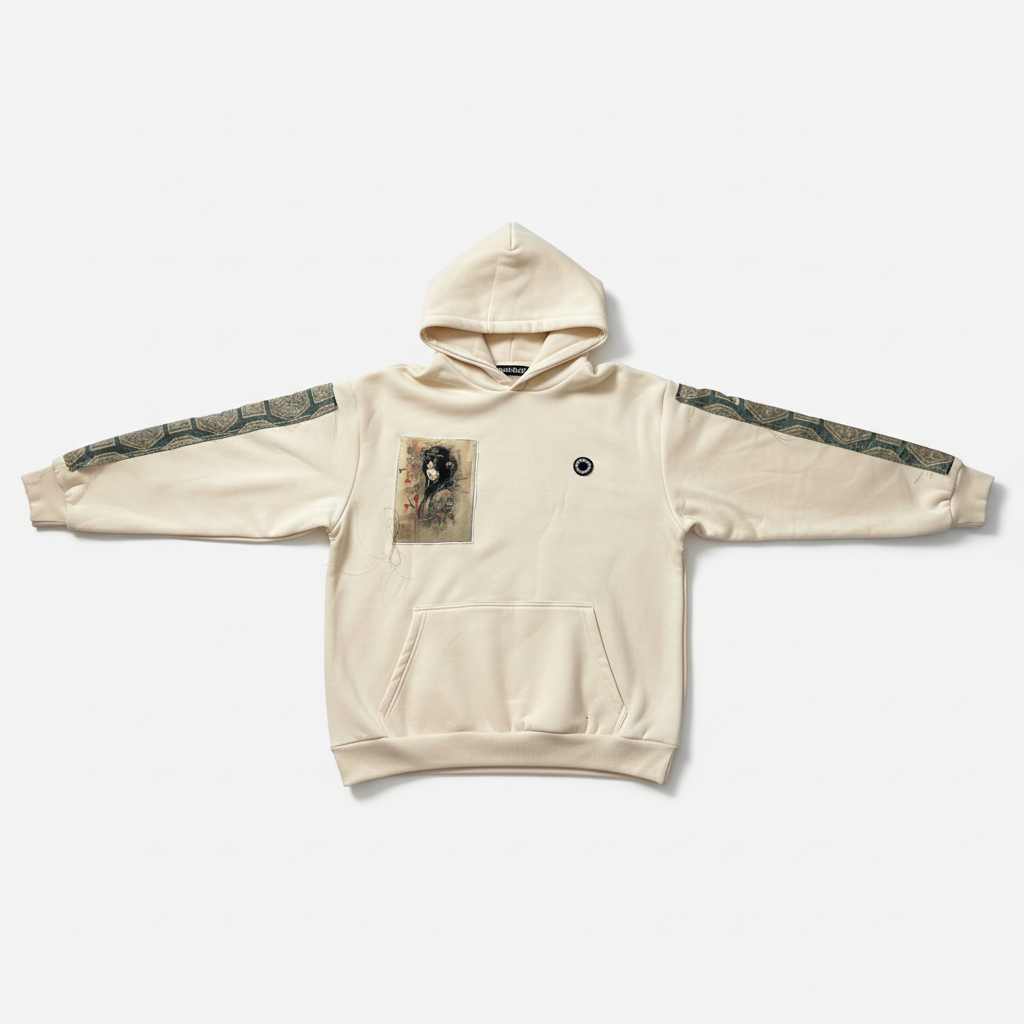 Felpa gheisha flat lay