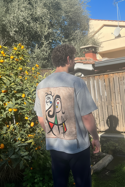 Modello uomo con pannello - A spasso con Miro